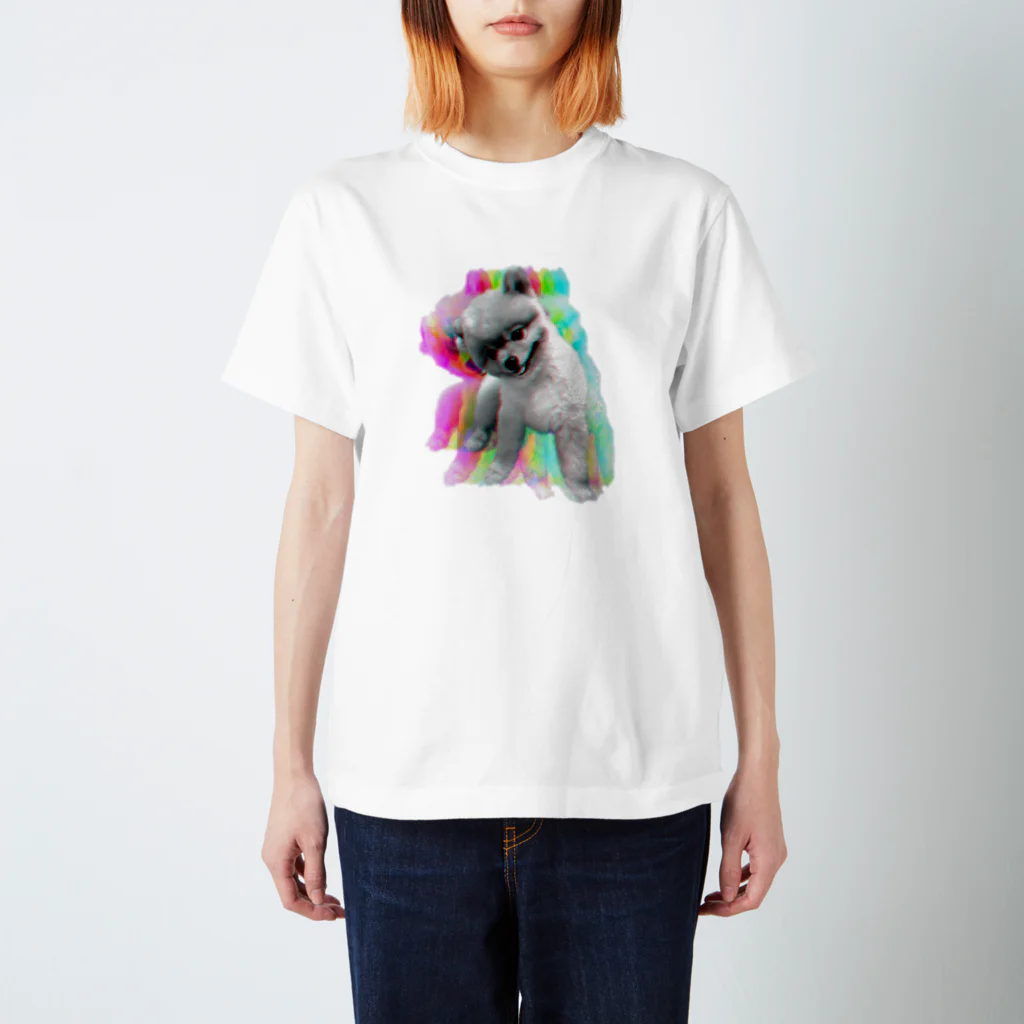 inu__kawaiiのフォトショで撮ったうちの犬 スタンダードTシャツ