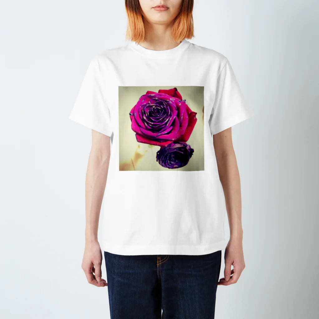 森だくさんのroses Regular Fit T-Shirt