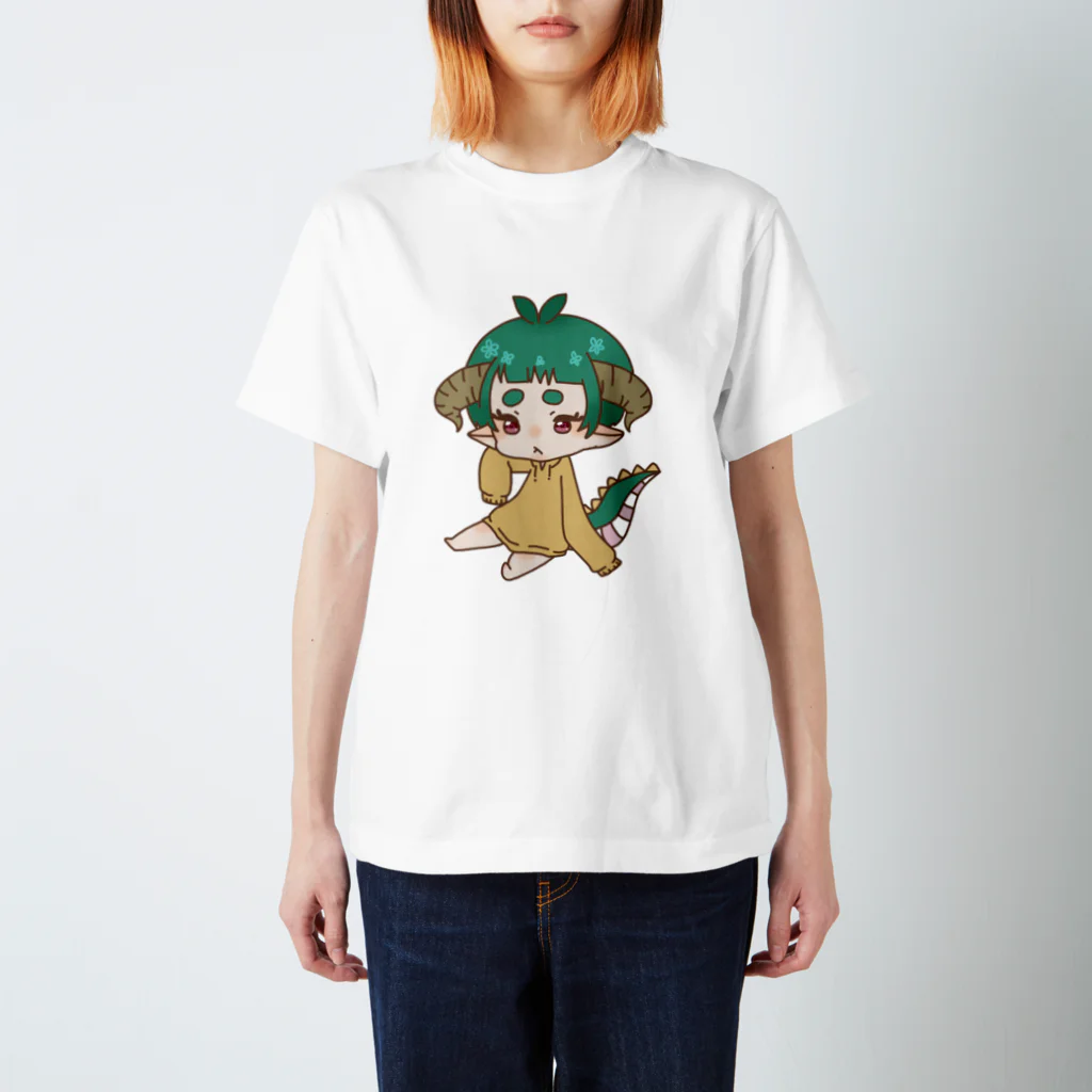 かますのまろまゆ族 スタンダードTシャツ