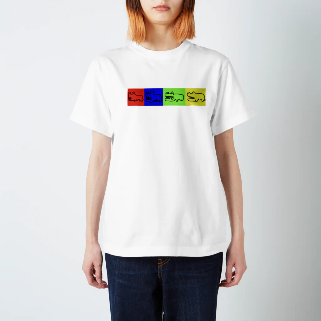 ぴおferminの本気で描いたカバ(横) Regular Fit T-Shirt