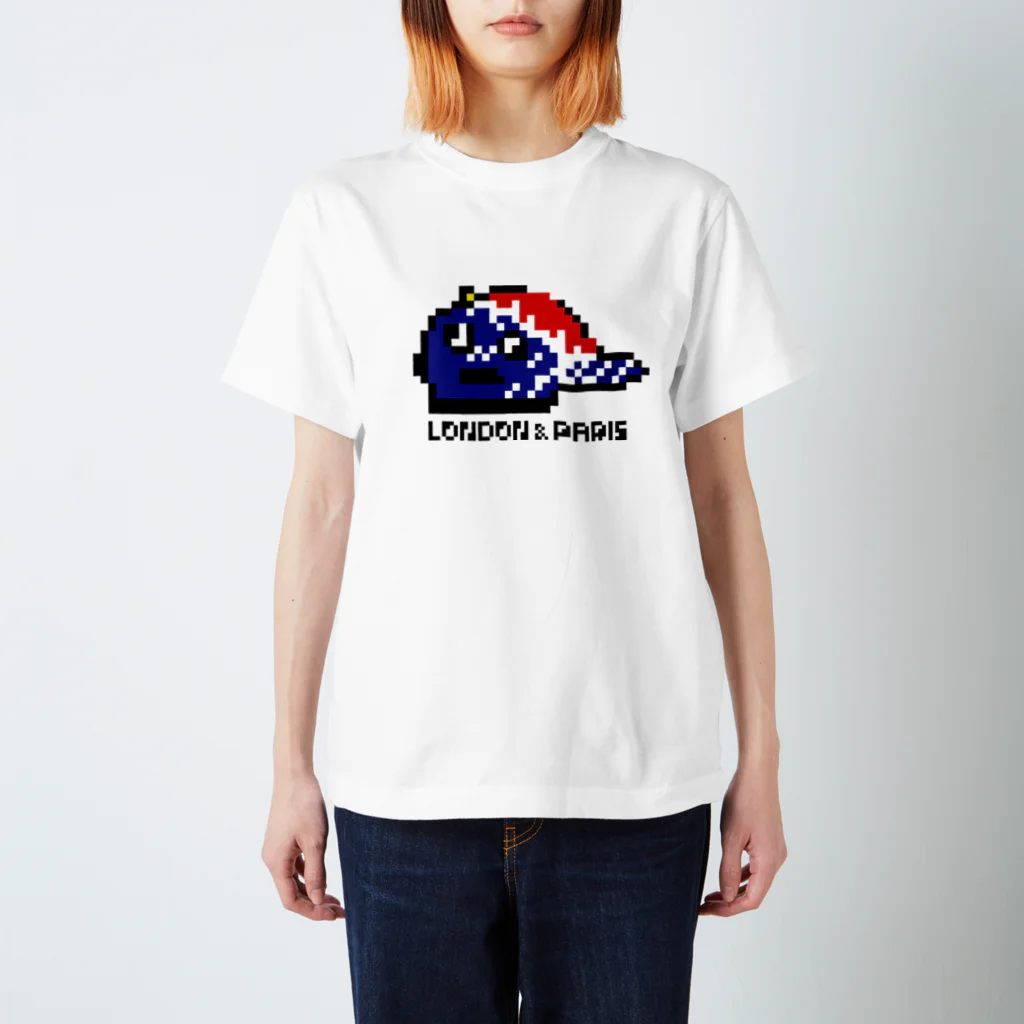 JIUKOのLONPARI 8BITS 「CAAAAP」 スタンダードTシャツ