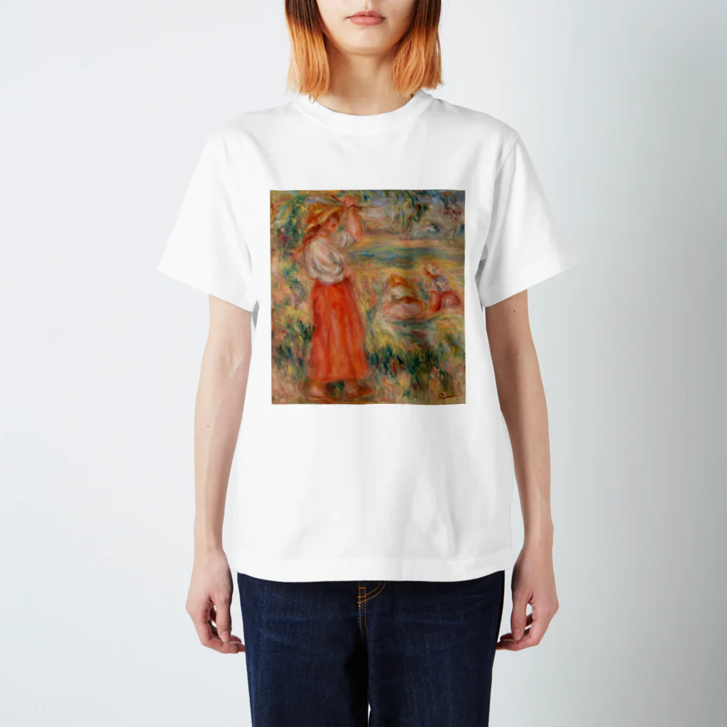 ART_collectionの「野原の女たち」ルノワール スタンダードTシャツ