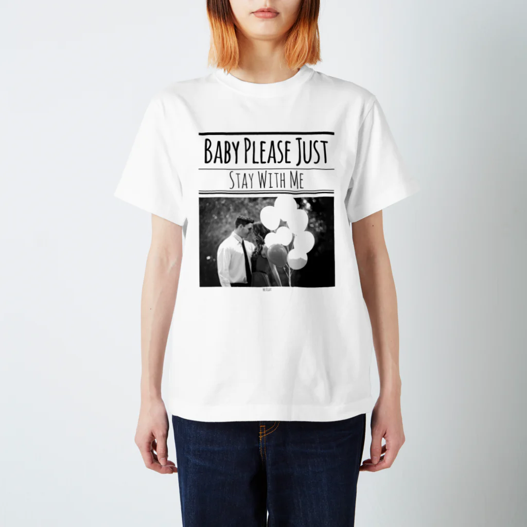 Mr.Rightのレトロなモノトーンコーデ ｢Stay With Me｣ スタンダードTシャツ