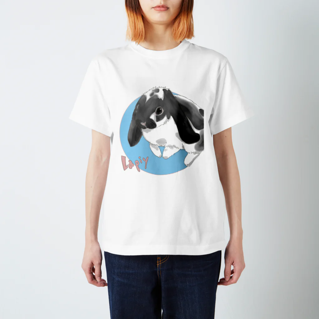 月兎亭のうさぎのラピィちゃん２ スタンダードTシャツ