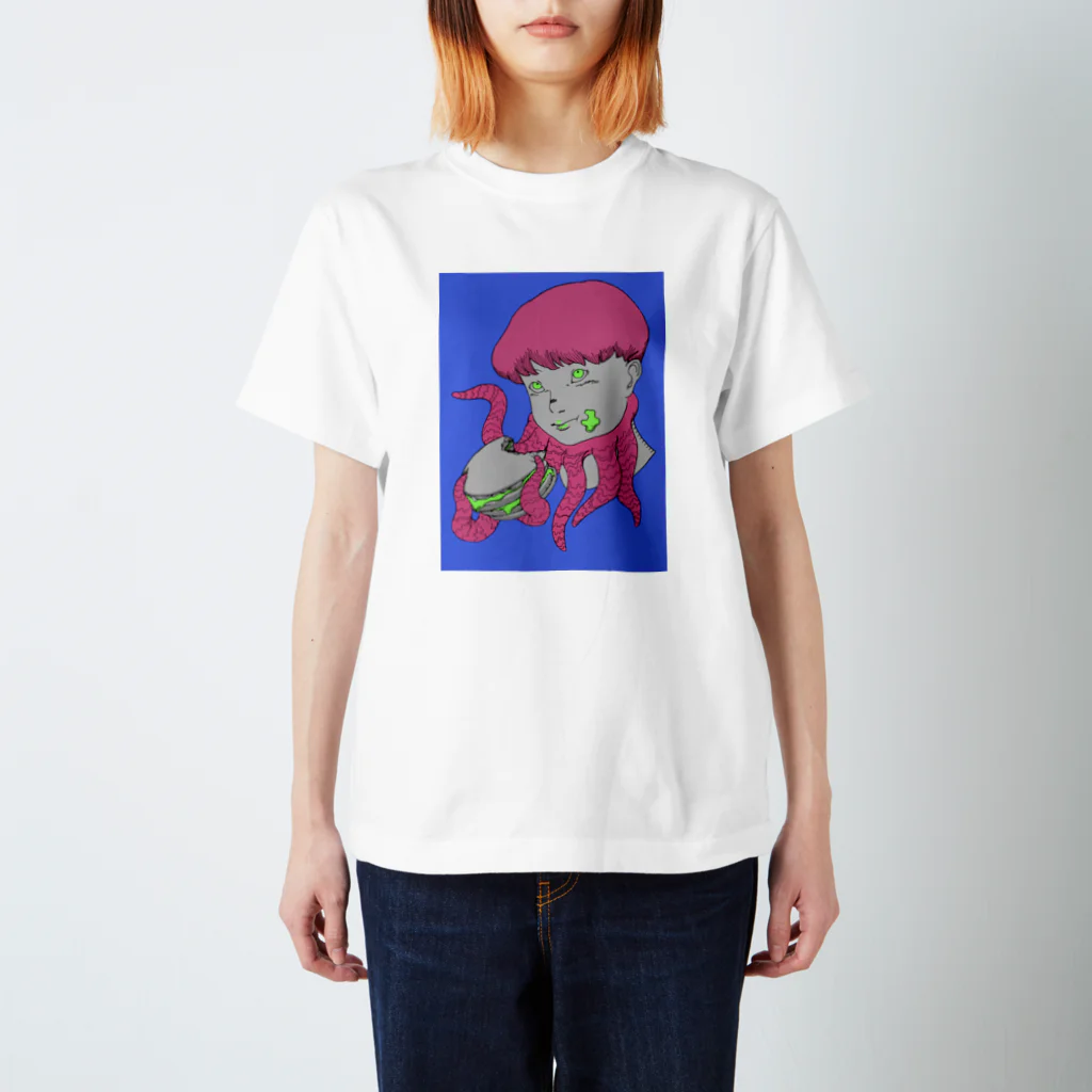 kama_yanのRe:タコガール Regular Fit T-Shirt