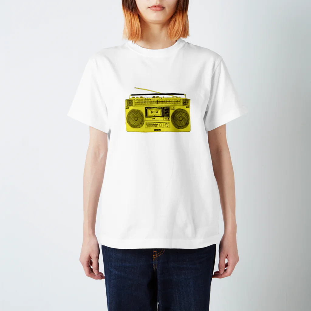 Yuji Uchikoshiの黄色いラジオ スタンダードTシャツ