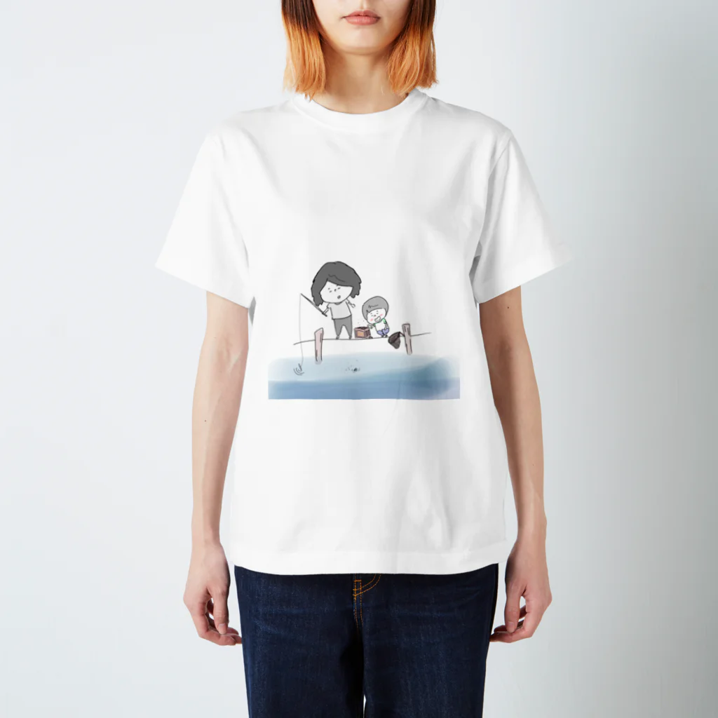 矢尾の親子釣り スタンダードTシャツ