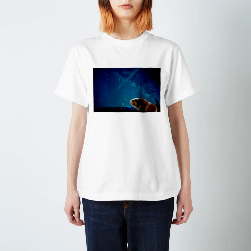 齧歯類ちゃんの星空の下のモルチャン 티셔츠