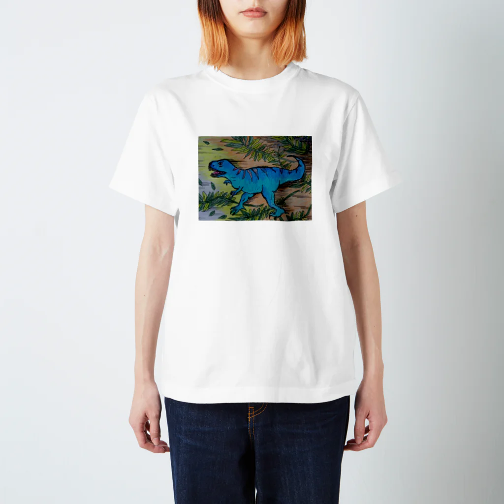 togeoagamansの恐竜 チビアロサウルス スタンダードTシャツ