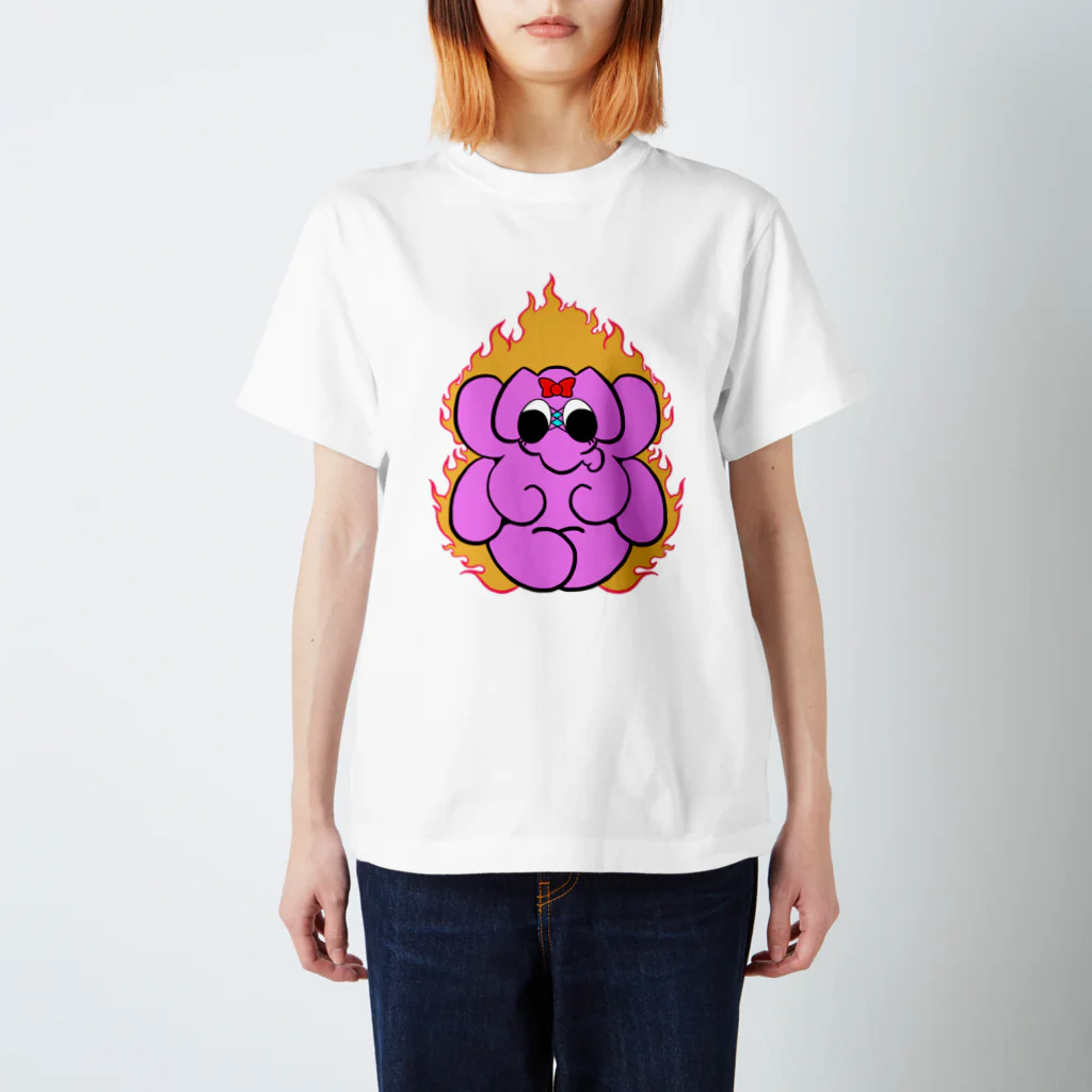 PINKIE JUNKIEのゆるふわガネーシャ【愛】 スタンダードTシャツ