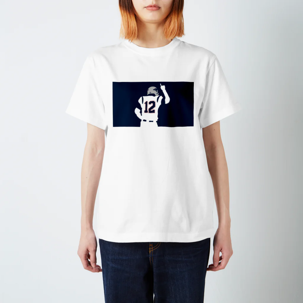 も ん た @もんたnightTVのNo.12の系譜 Regular Fit T-Shirt