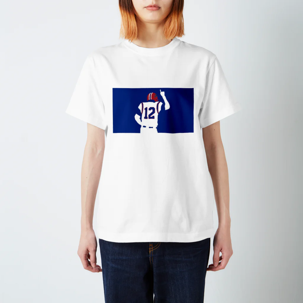 も ん た @もんたnightTVのNo.12の系譜 Regular Fit T-Shirt