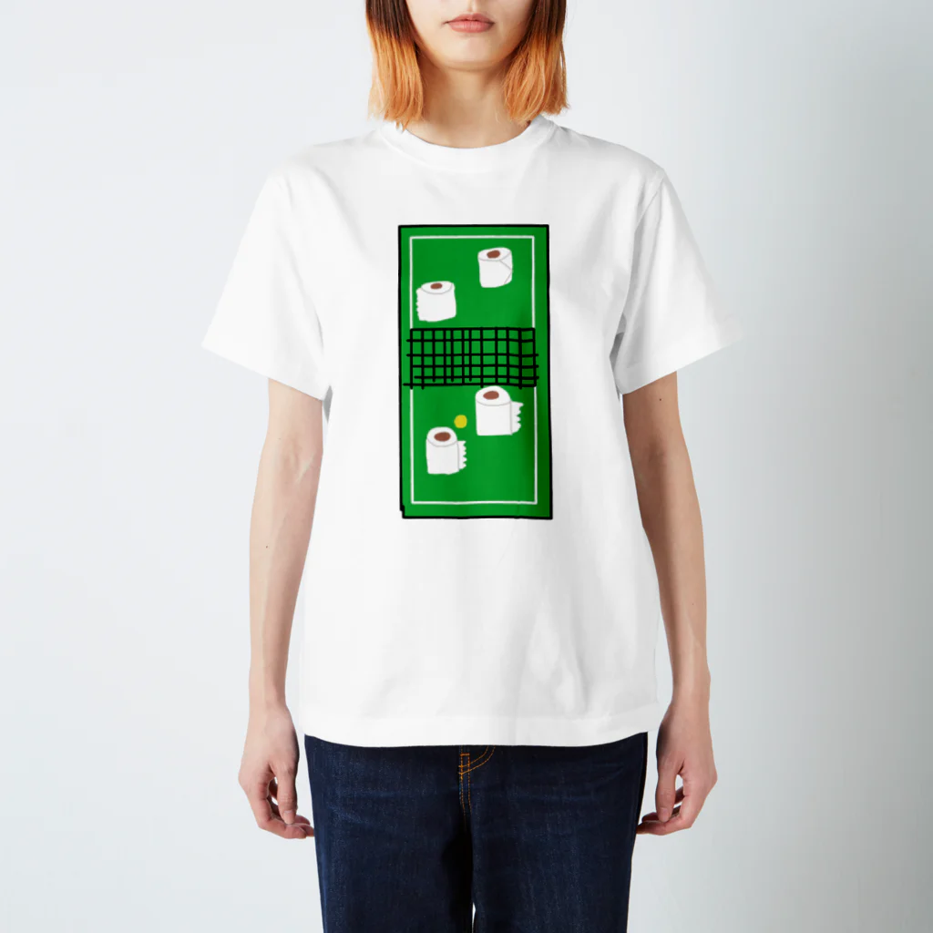 0310のトイレットペーパーダブルス スタンダードTシャツ