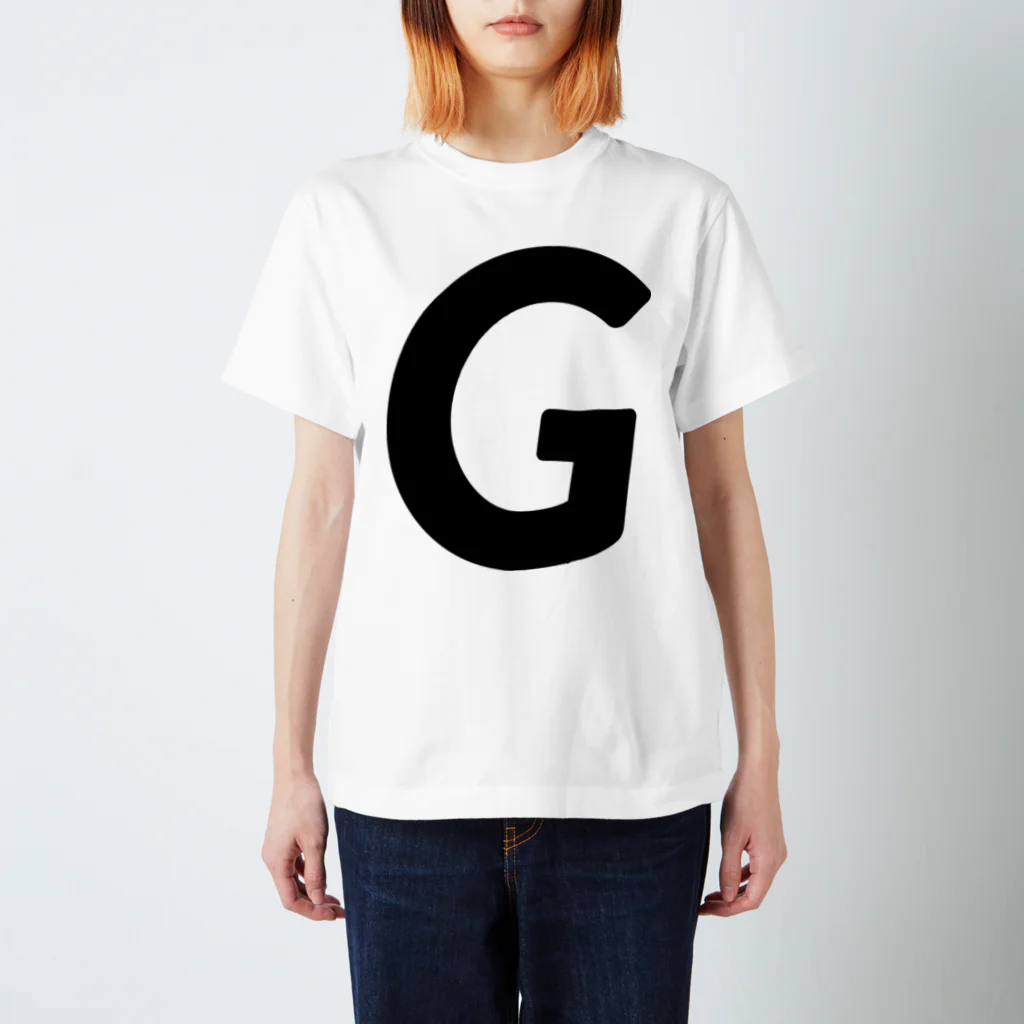 BetterDesignStoreのG ： イニシャルTシャツ Regular Fit T-Shirt