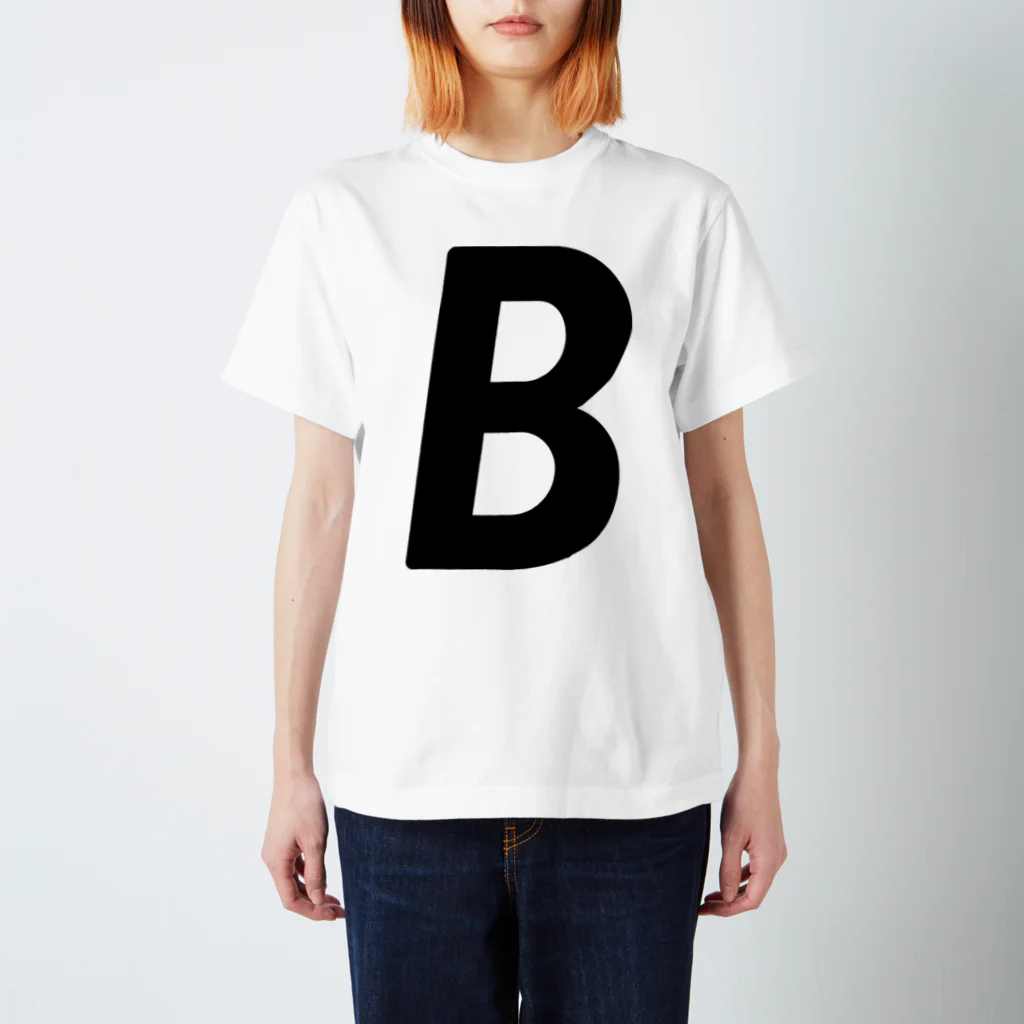 BetterDesignStoreのB ： イニシャルTシャツ Regular Fit T-Shirt