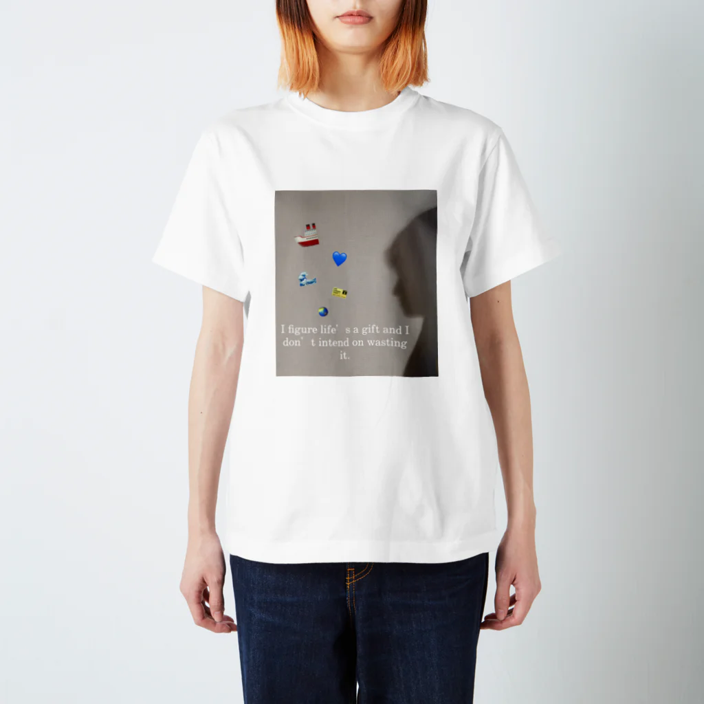 Kilalaのmy face shade×TITANIC スタンダードTシャツ