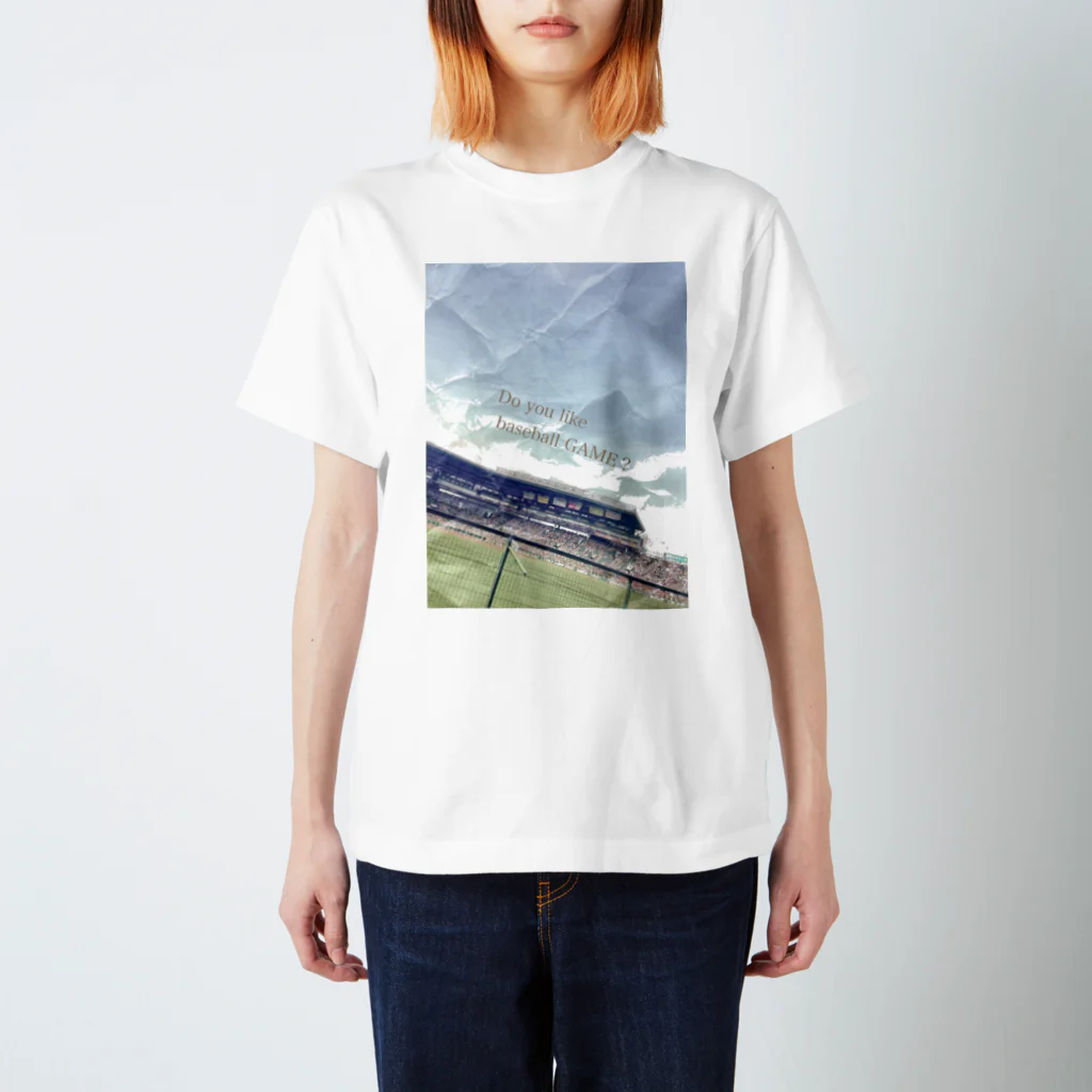 12-3のDo you like baseball GAME Regular Fit T-Shirt