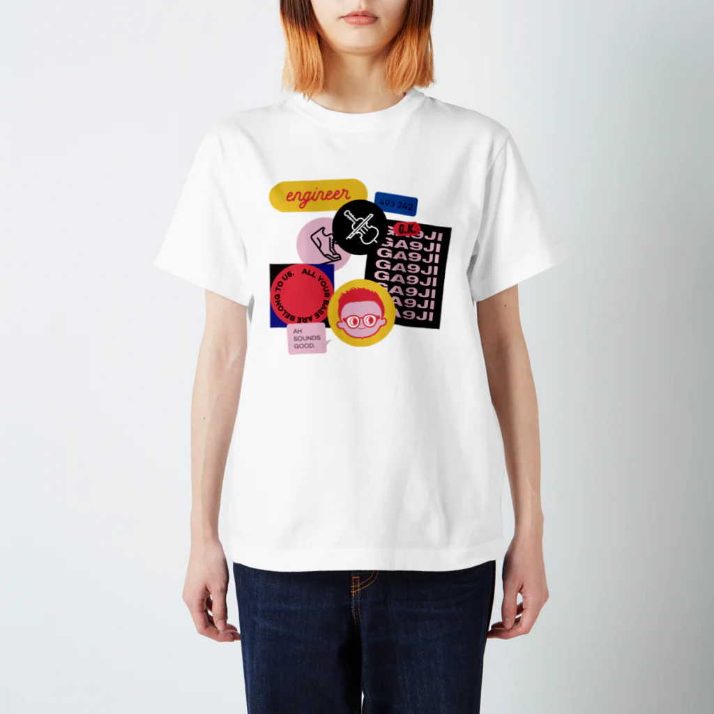 ▼のga9jiT_01 スタンダードTシャツ