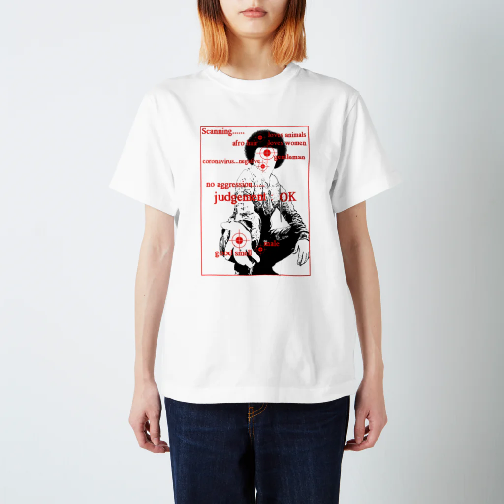 TAKUYA DESIGN WORKSの犬・猫の視点・分析 スタンダードTシャツ