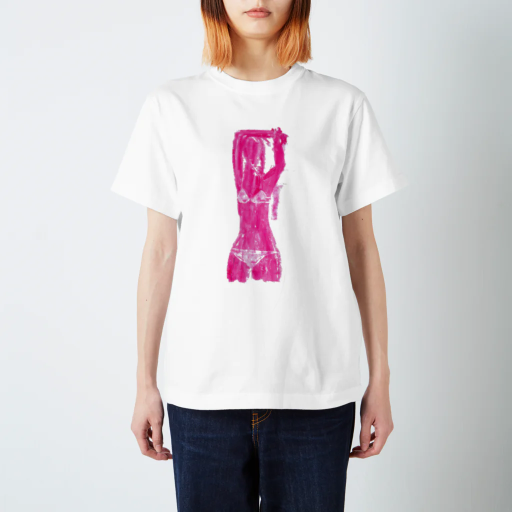 JunK drawing の赤い女　１ Regular Fit T-Shirt