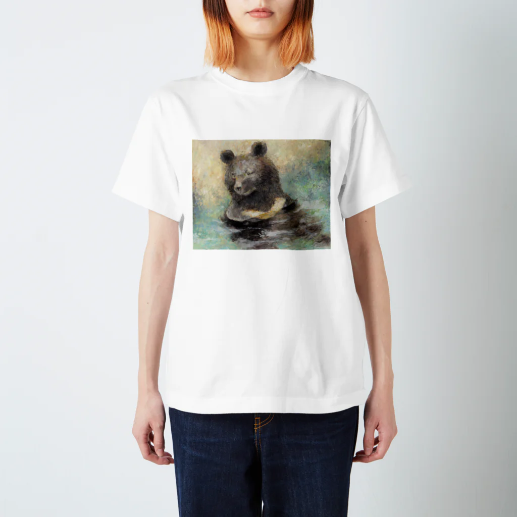 松井 翼 /  Tsubasa Matsuiの熊の水浴び スタンダードTシャツ