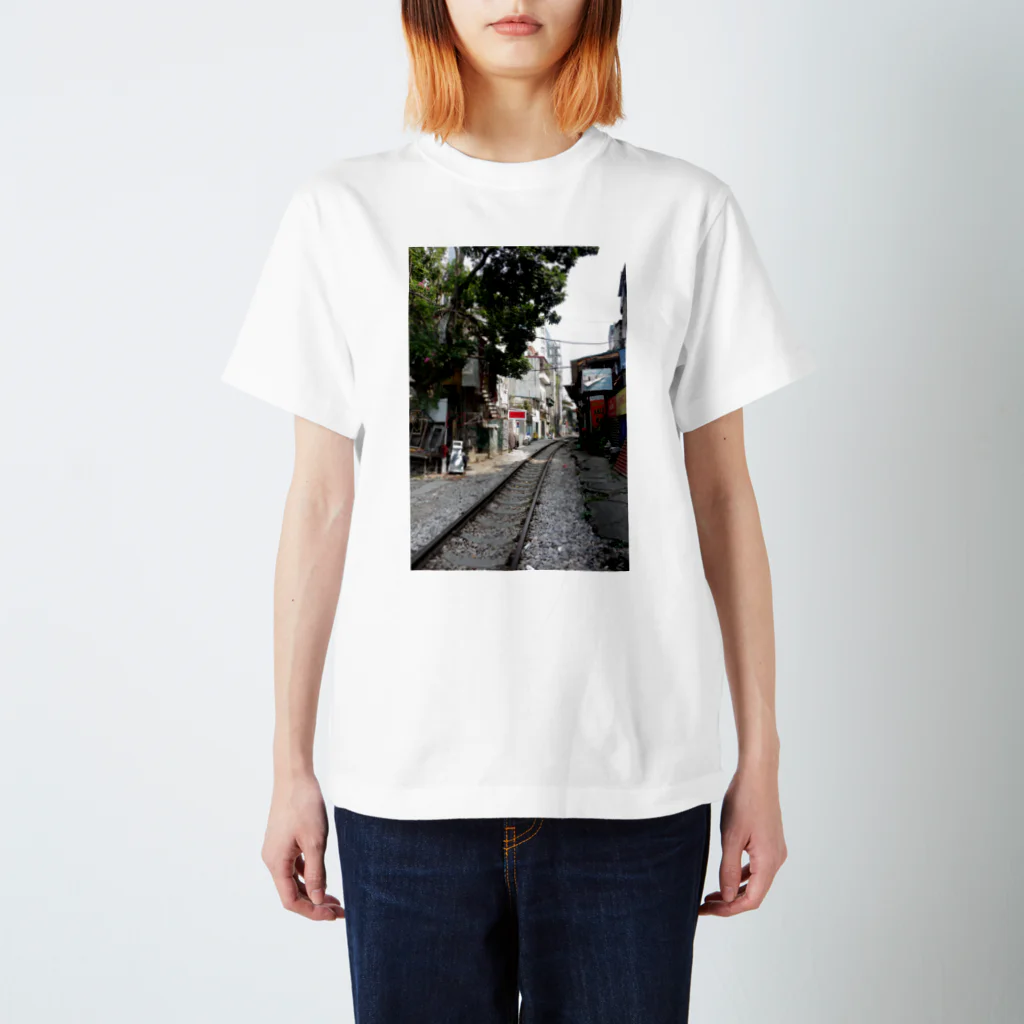 horikosanのline in life Regular Fit T-Shirt