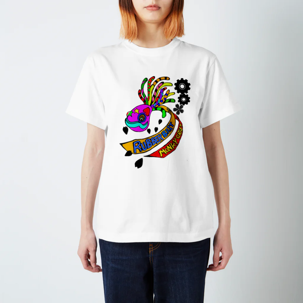 MONKEY　CRAFTのフィッシング　釣りTシャツ ラバーベイト Regular Fit T-Shirt