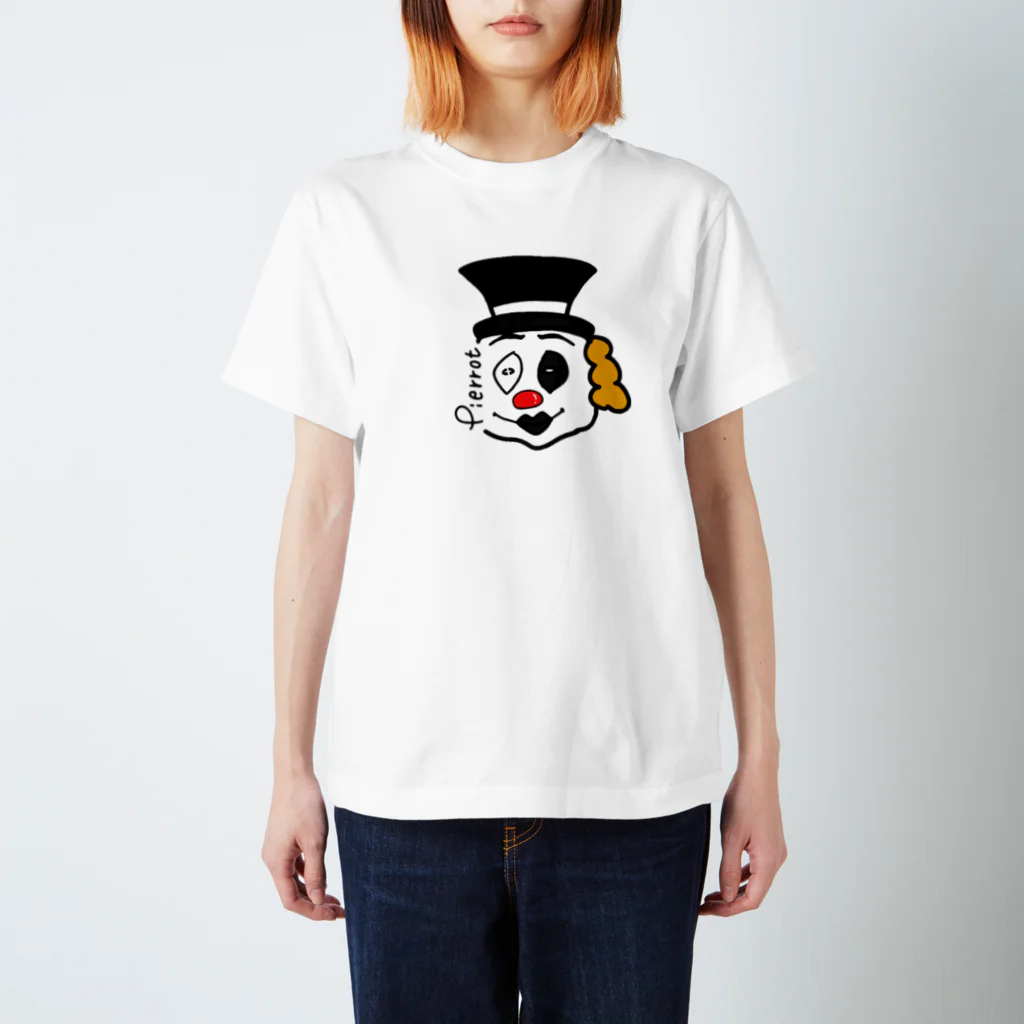 hiinaaのピエロ スタンダードTシャツ