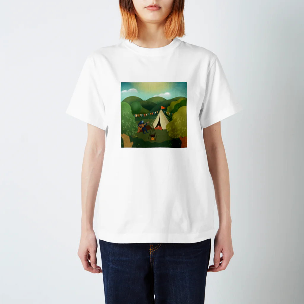 アタラシマユのCAMP スタンダードTシャツ