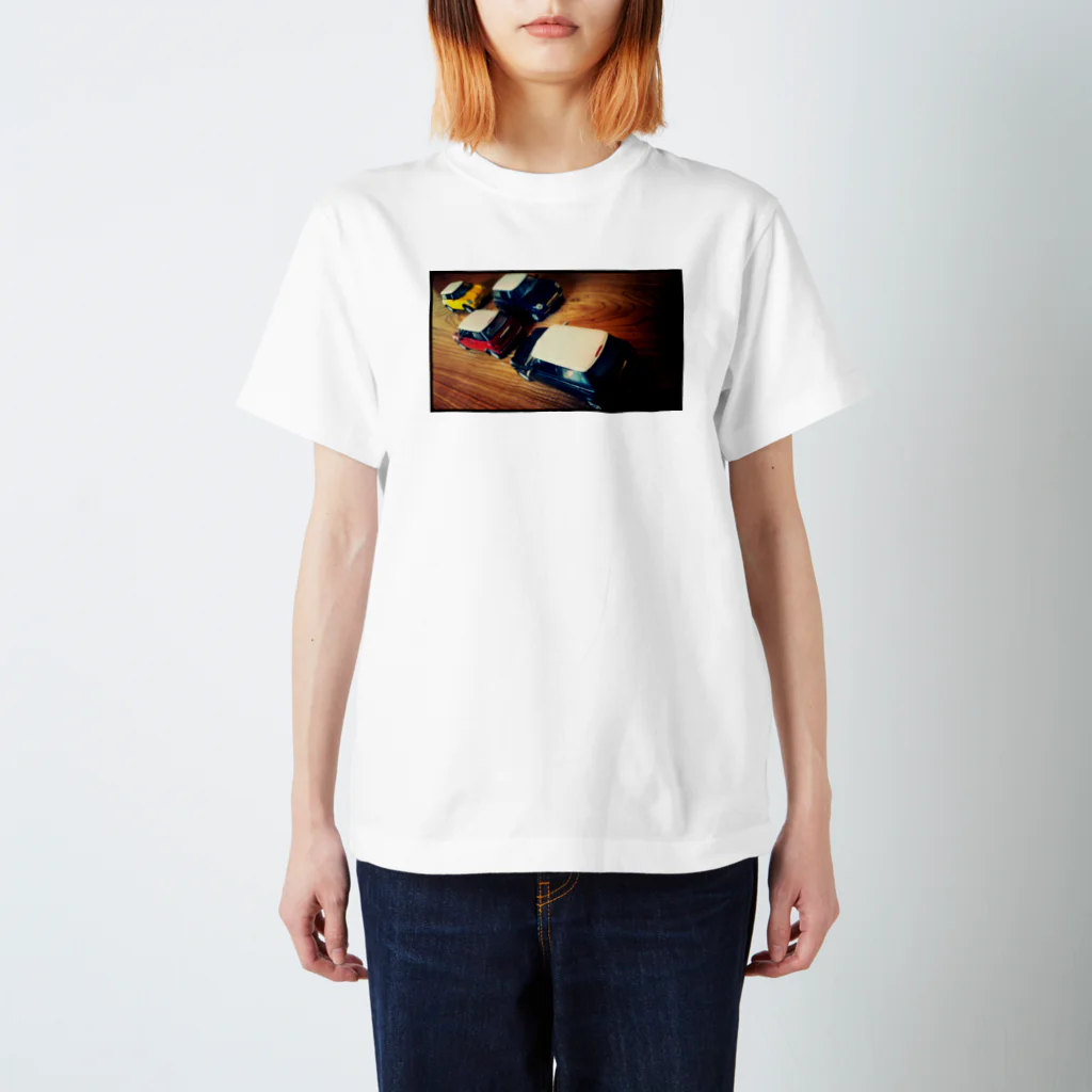 WOOD-BEARのカラフルCAR スタンダードTシャツ