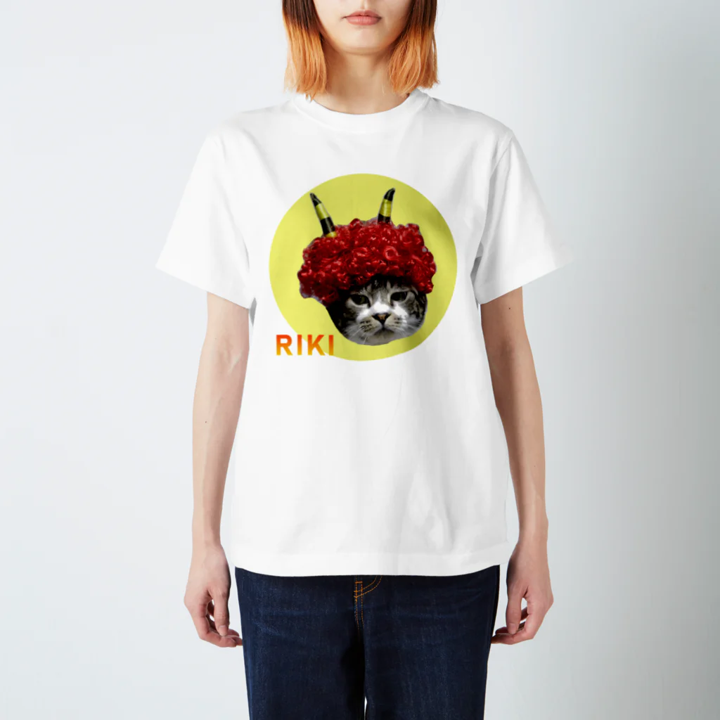 RIKICHANNEL OFFICIAL SHOPの赤鬼リキちゃん Regular Fit T-Shirt