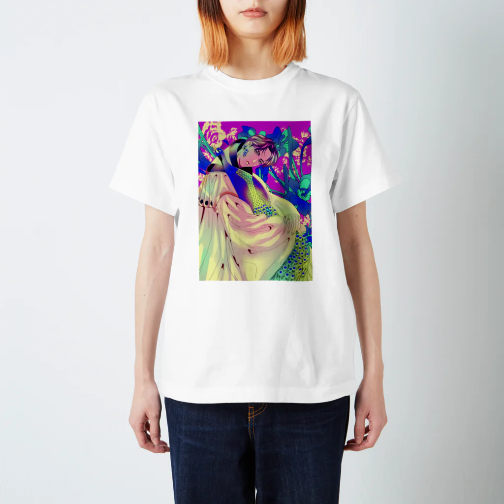 フラニーの孔雀と美青年 Regular Fit T-Shirt