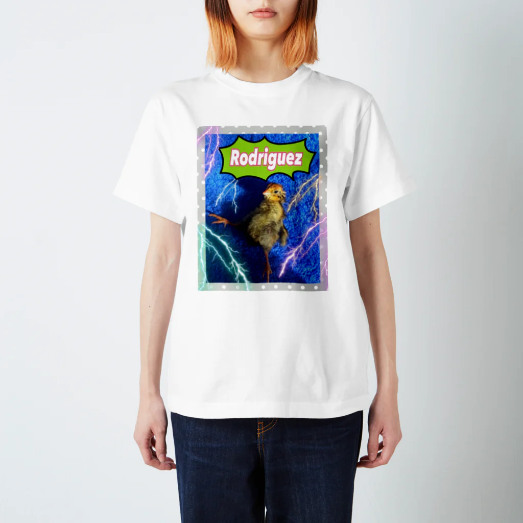 ☆あゆ ころ たろの☆ ハッピーライフのうずらのロドリゲス スタンダードTシャツ