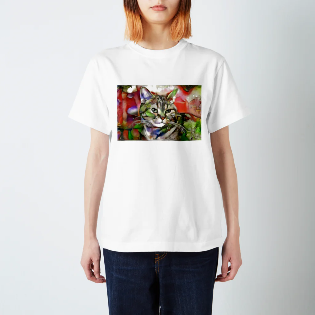 yoshica's design caféのネコ[思い出] Regular Fit T-Shirt