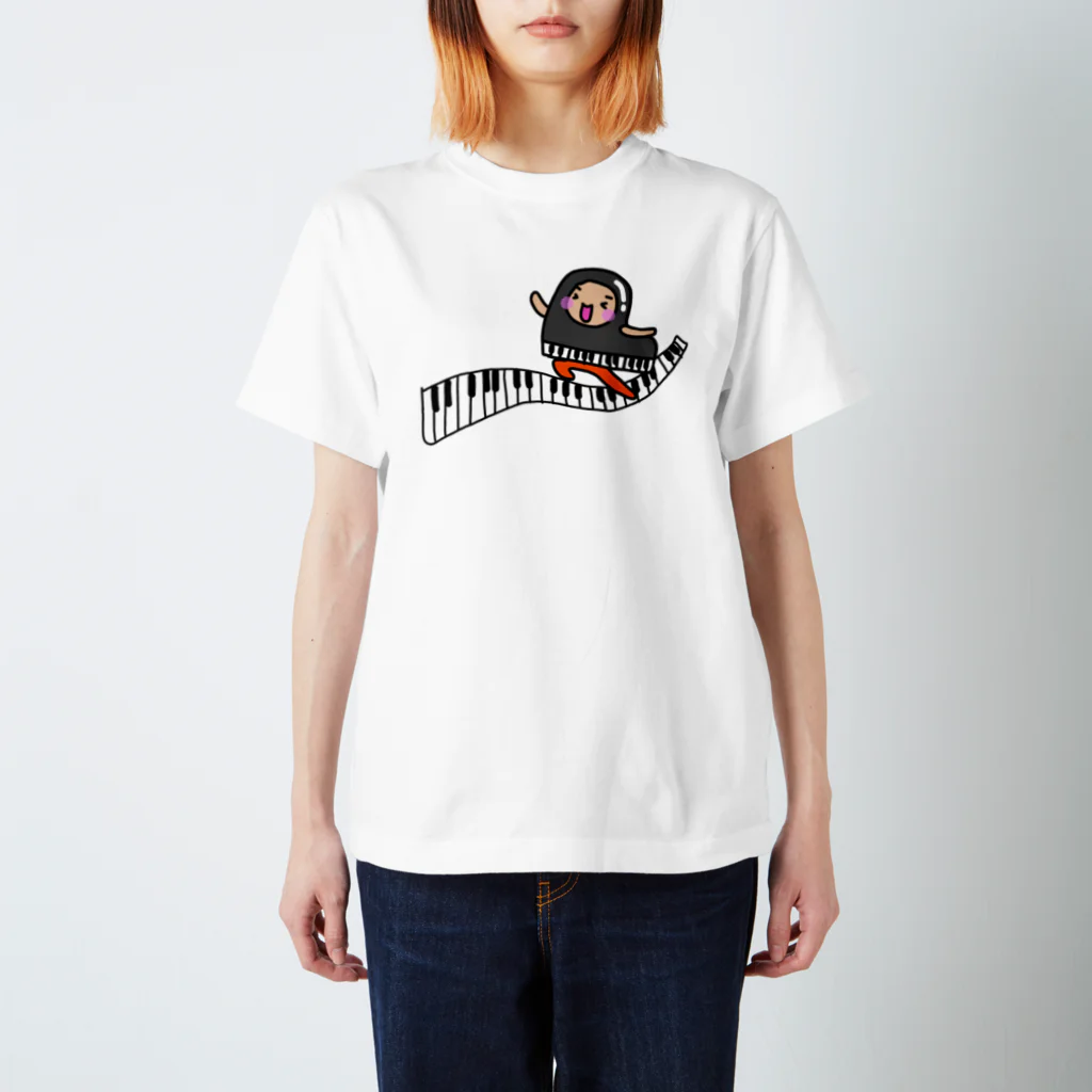 オダミヨのピアノさん スタンダードTシャツ