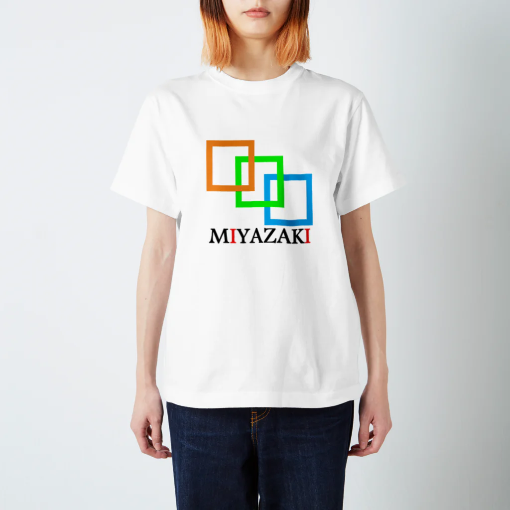 アトリエヱキパのmIyazakI(宮崎) スタンダードTシャツ