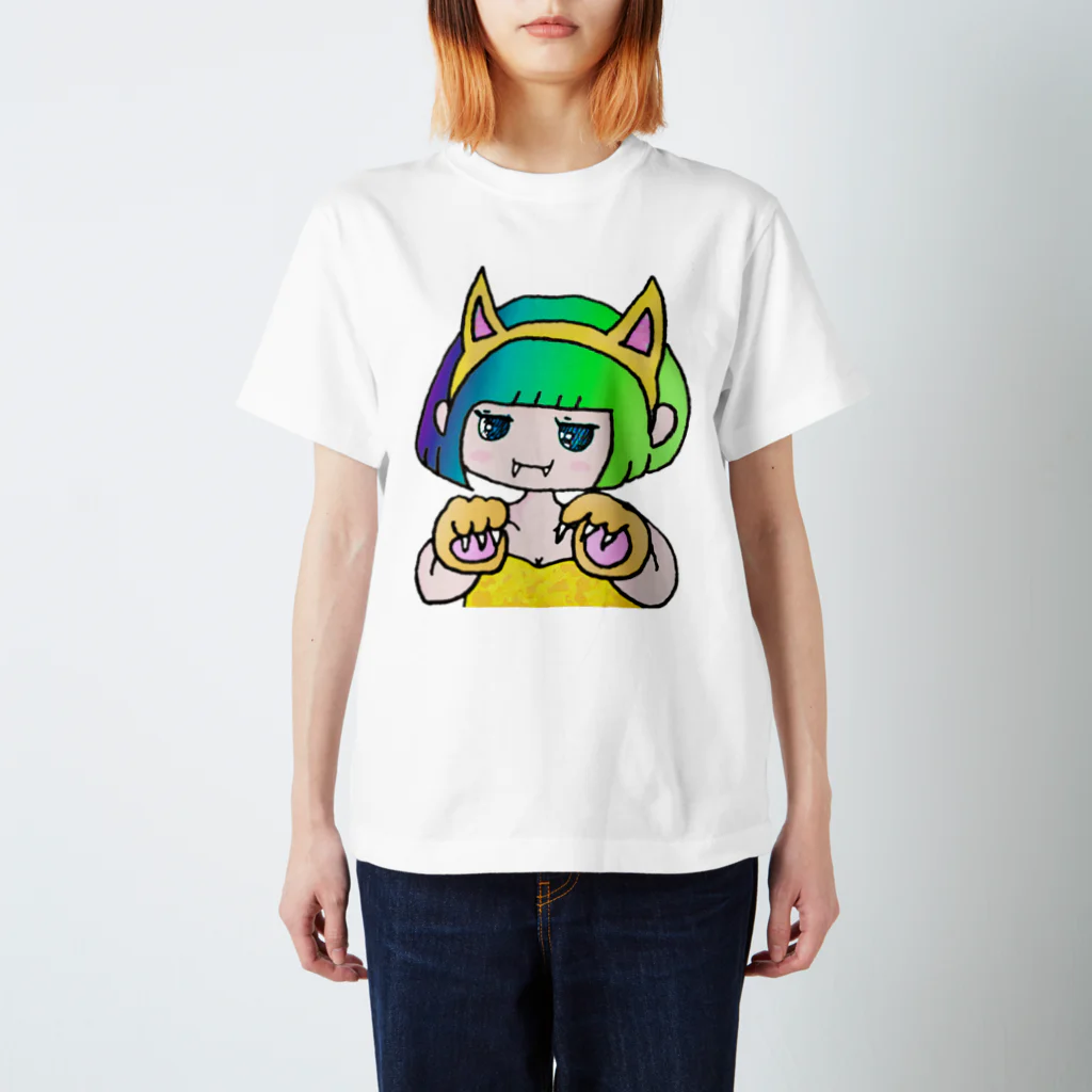 あぴこのおみせの猫娘ちゃん2 Regular Fit T-Shirt