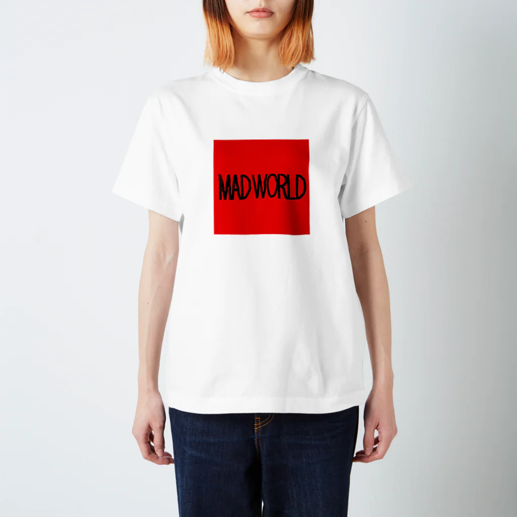 IBISCHAOS/アイビスカオスのMADWORLDーchas Red Regular Fit T-Shirt