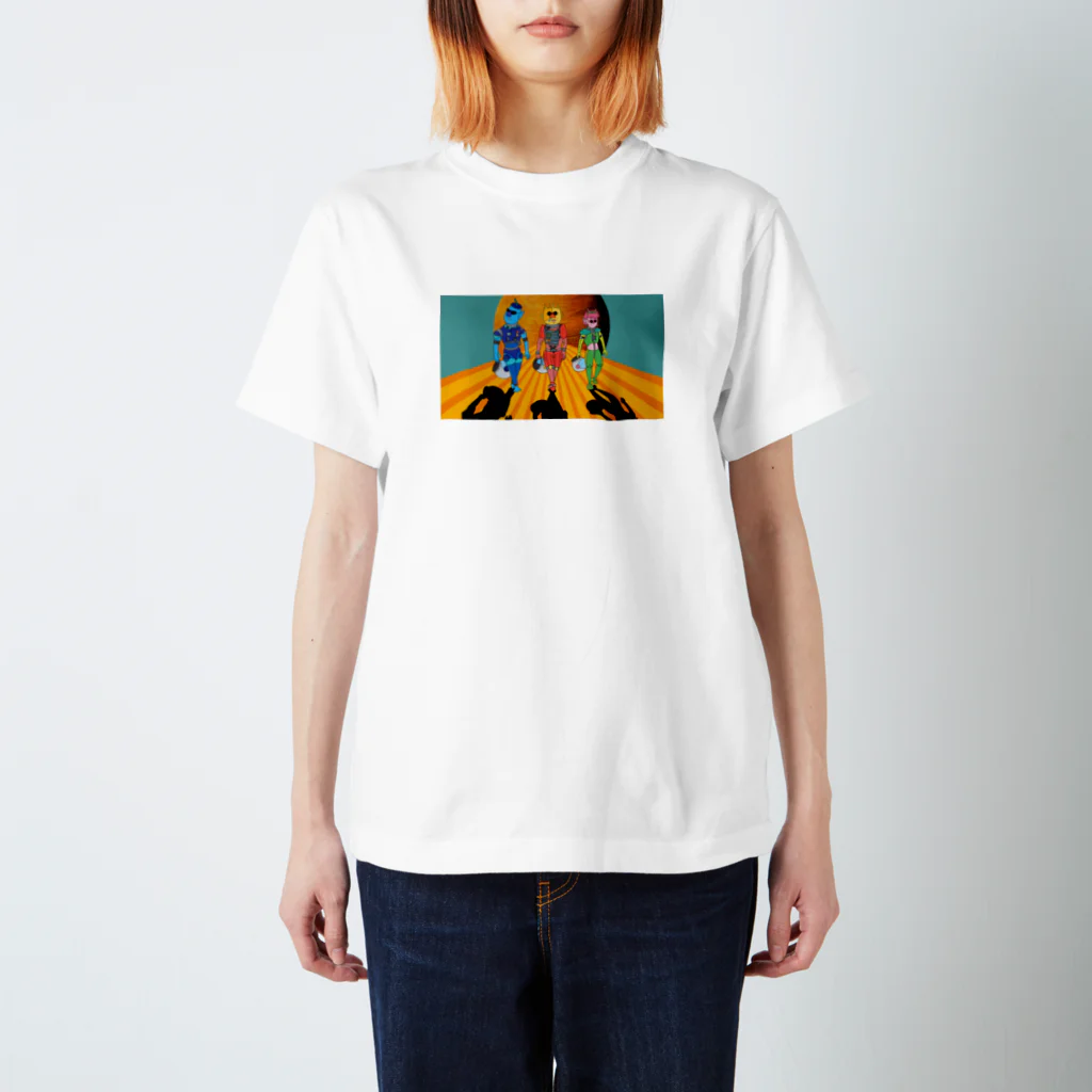 tadano-humanのスペース3 ビッグT スタンダードTシャツ