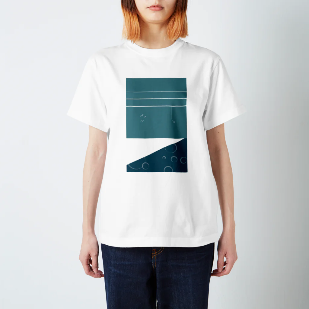 potetoaiの青い夏 Regular Fit T-Shirt