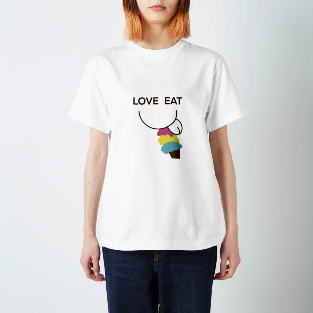 AnnchanのLOVEEAT スタンダードTシャツ