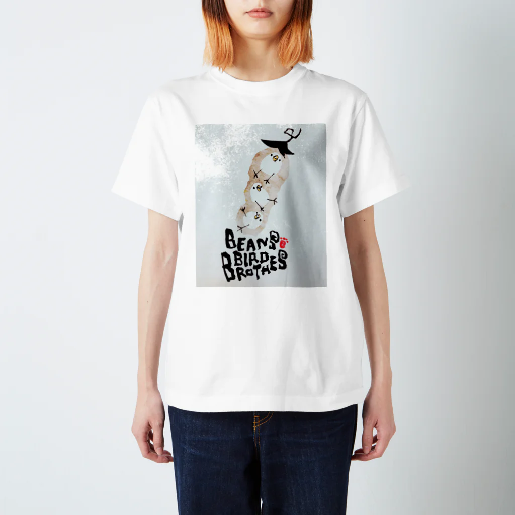 publicstore recordsの豆鳥3兄弟 スタンダードTシャツ