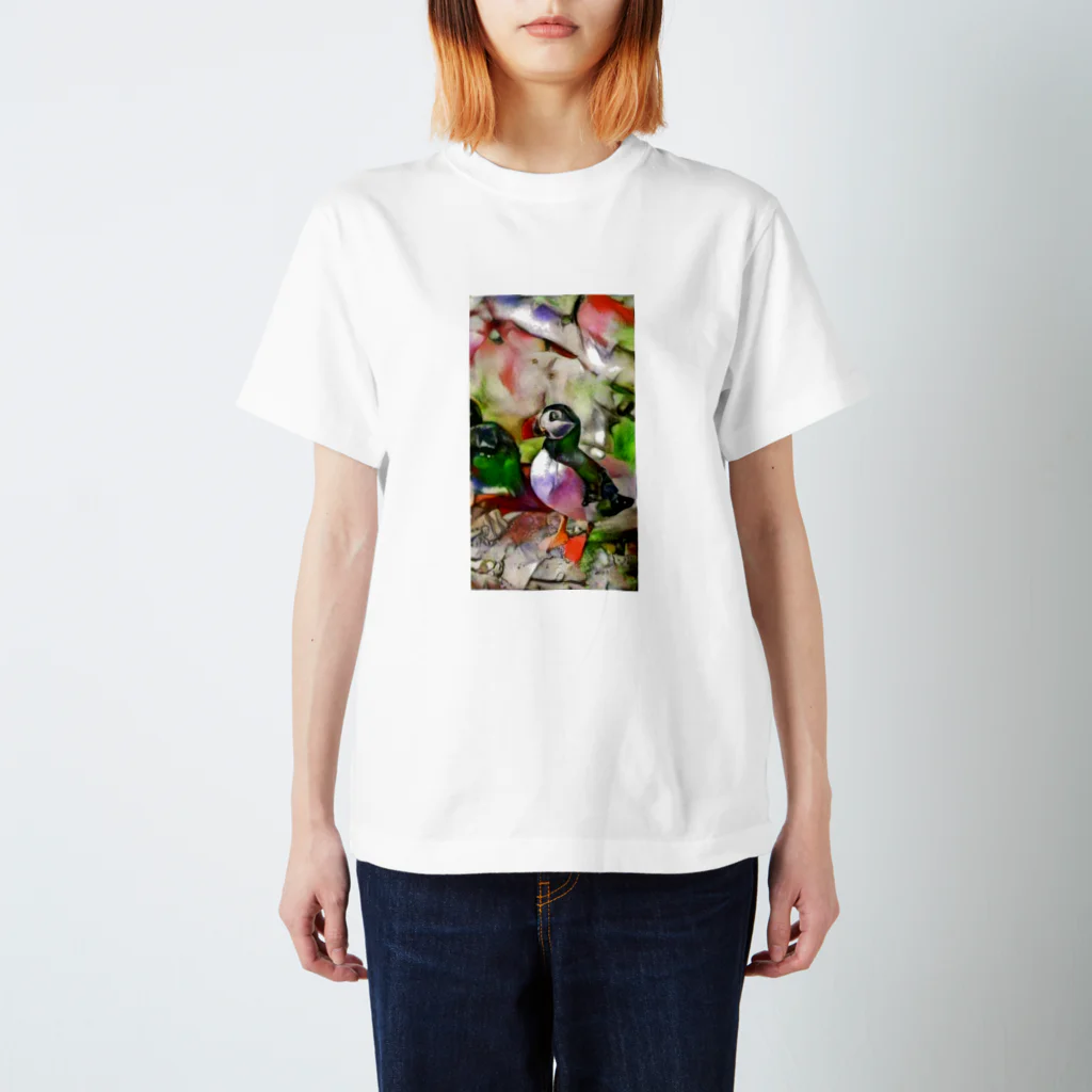 yoshica's design caféの鳥[スズメ] Regular Fit T-Shirt