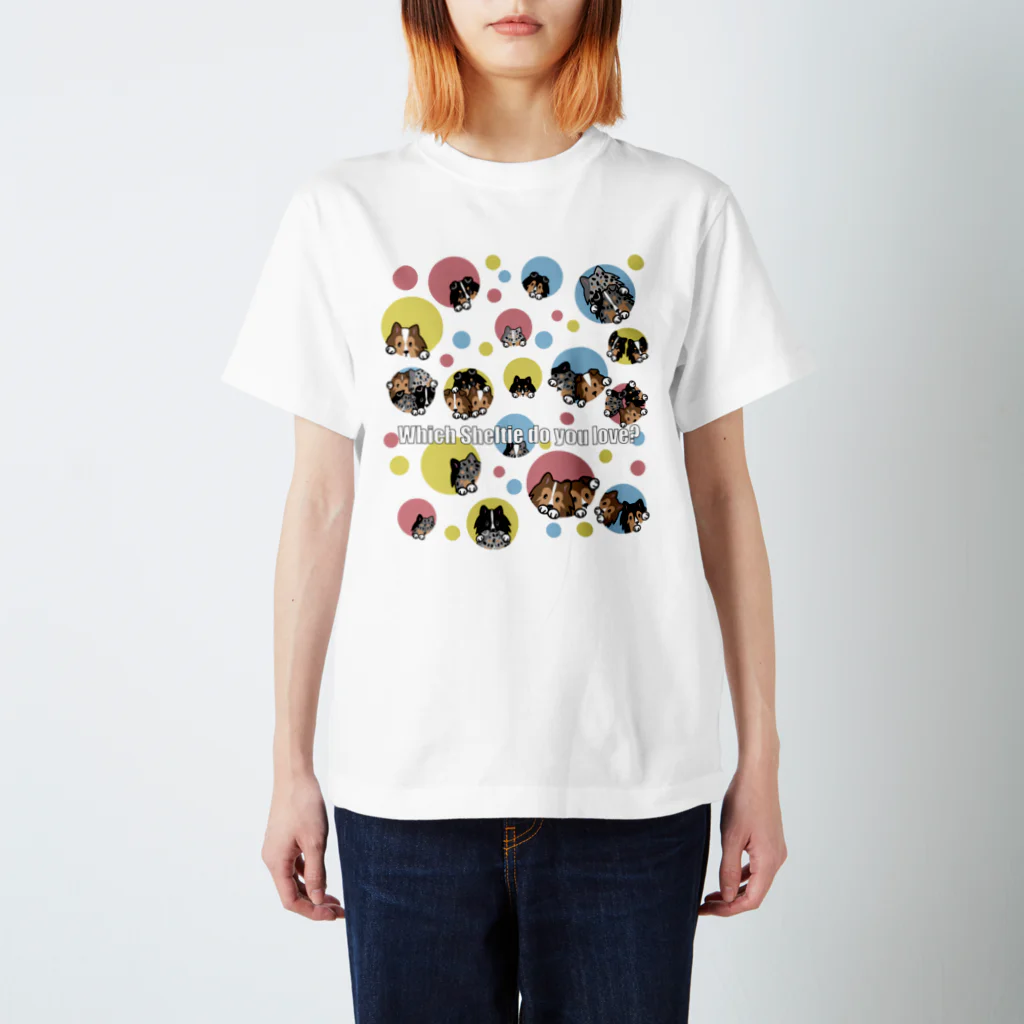 marron1632のWhich sheltie? Regular Fit T-Shirt