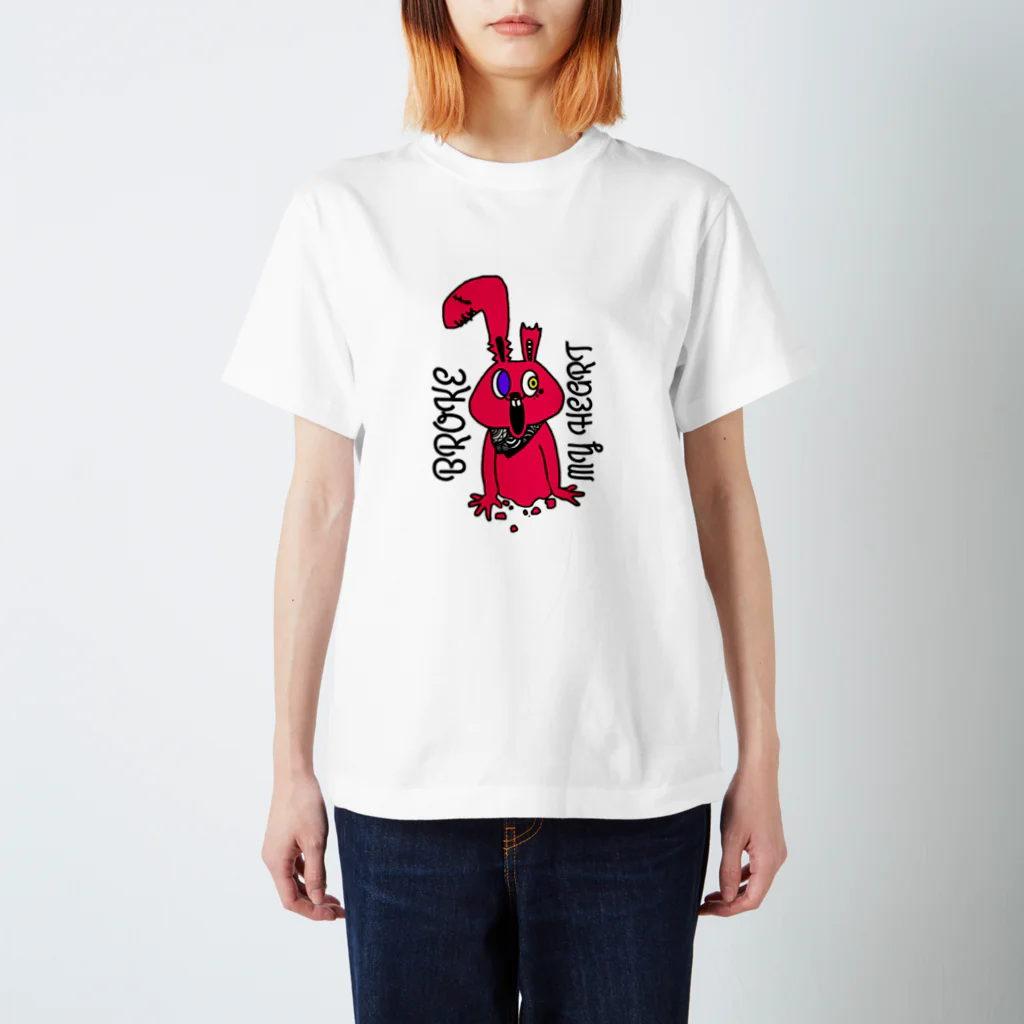 ROAELのCrazy rabbit スタンダードTシャツ