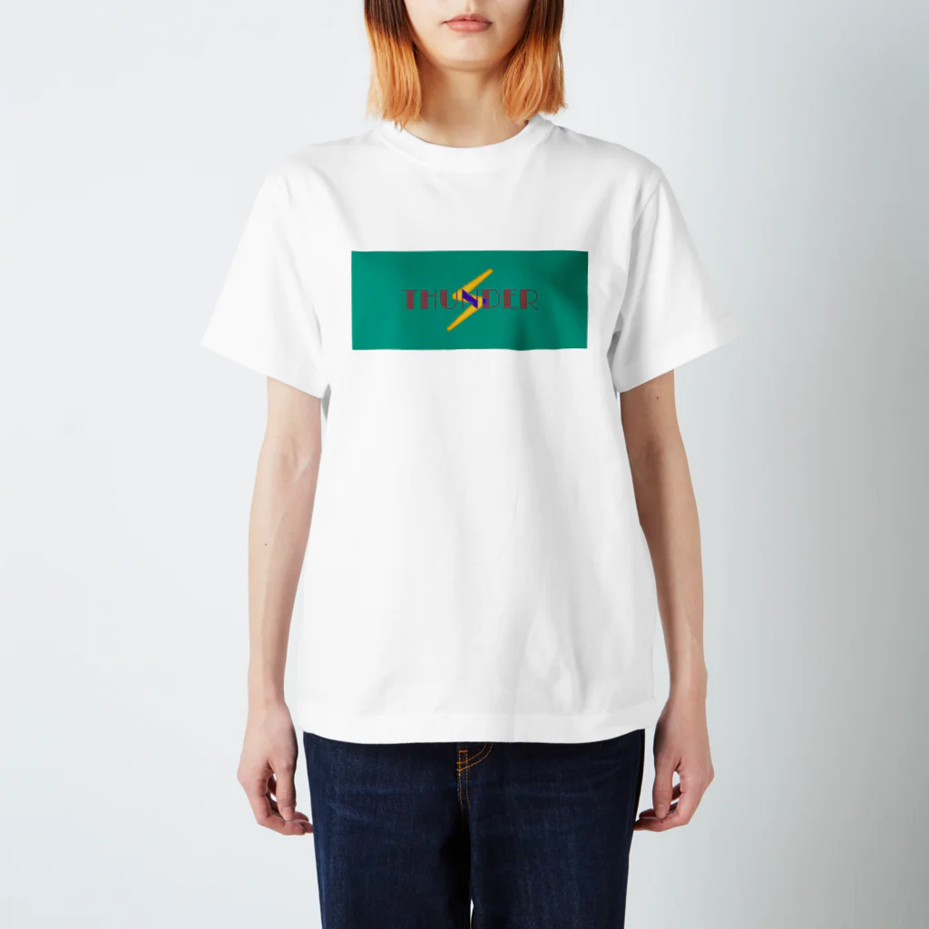 QB🦖のカミナリ Regular Fit T-Shirt