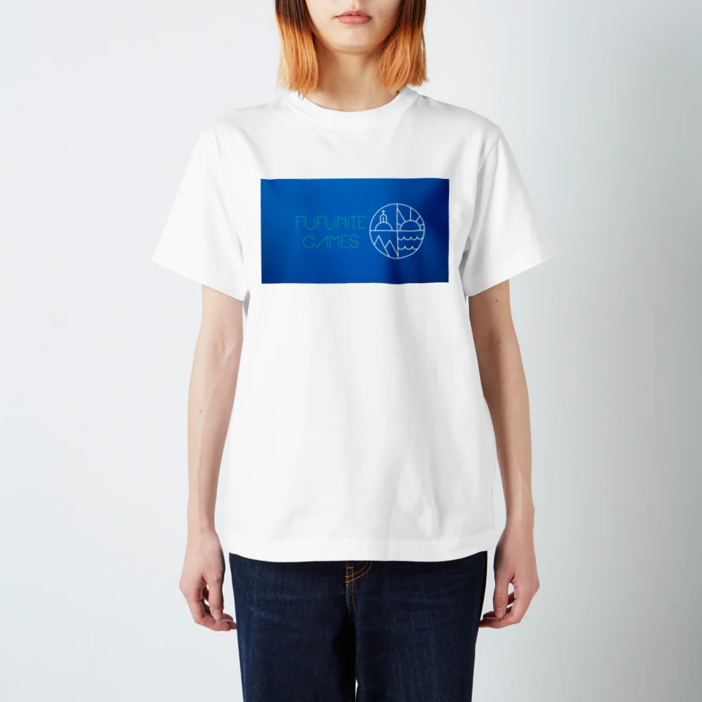 FUFUNITE.storeのFUFUNITE blue Regular Fit T-Shirt