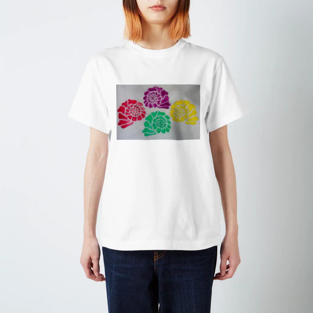 Heart of GoldのColorful shells スタンダードTシャツ