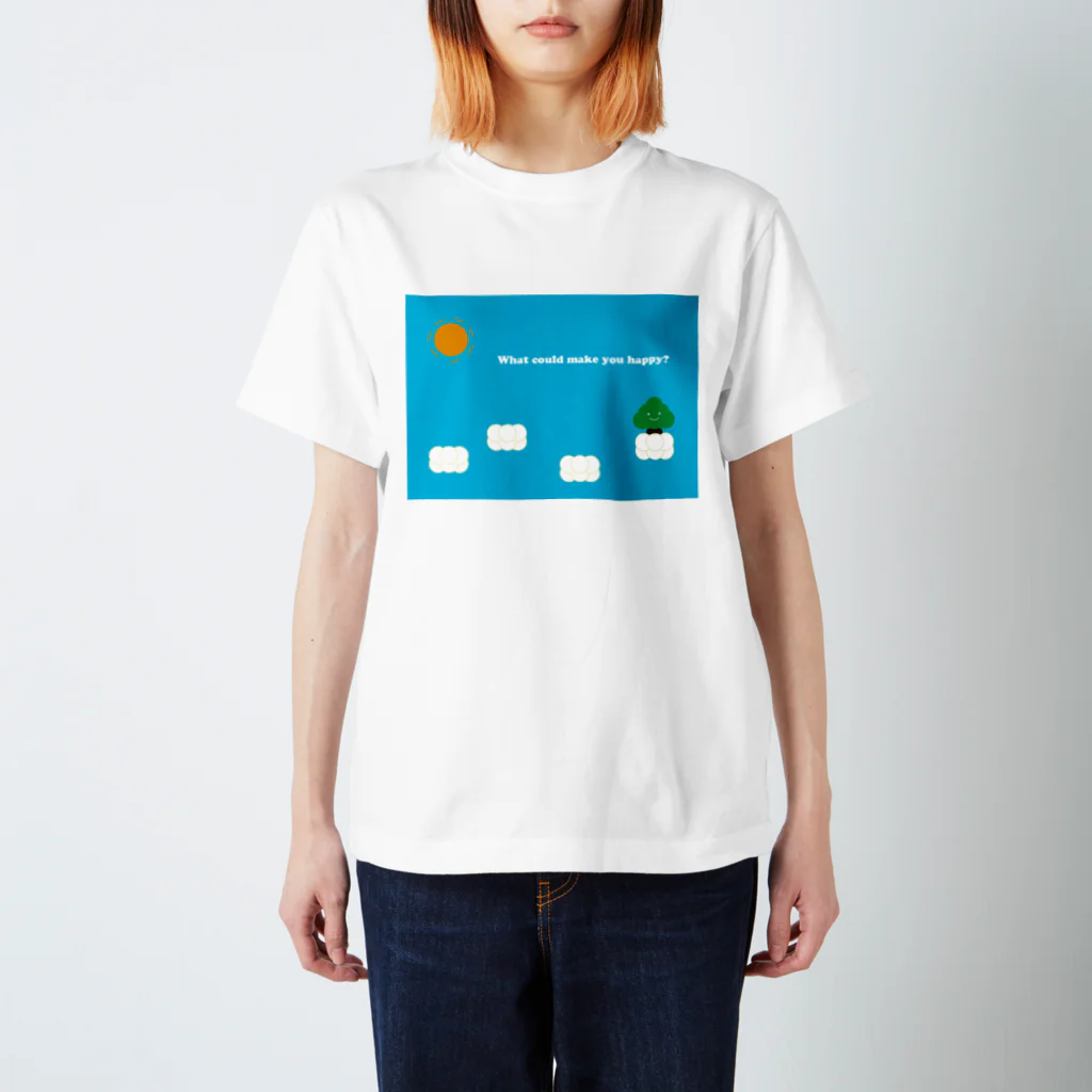 monochromeH2のWhat could make you happy? 2020 スタンダードTシャツ