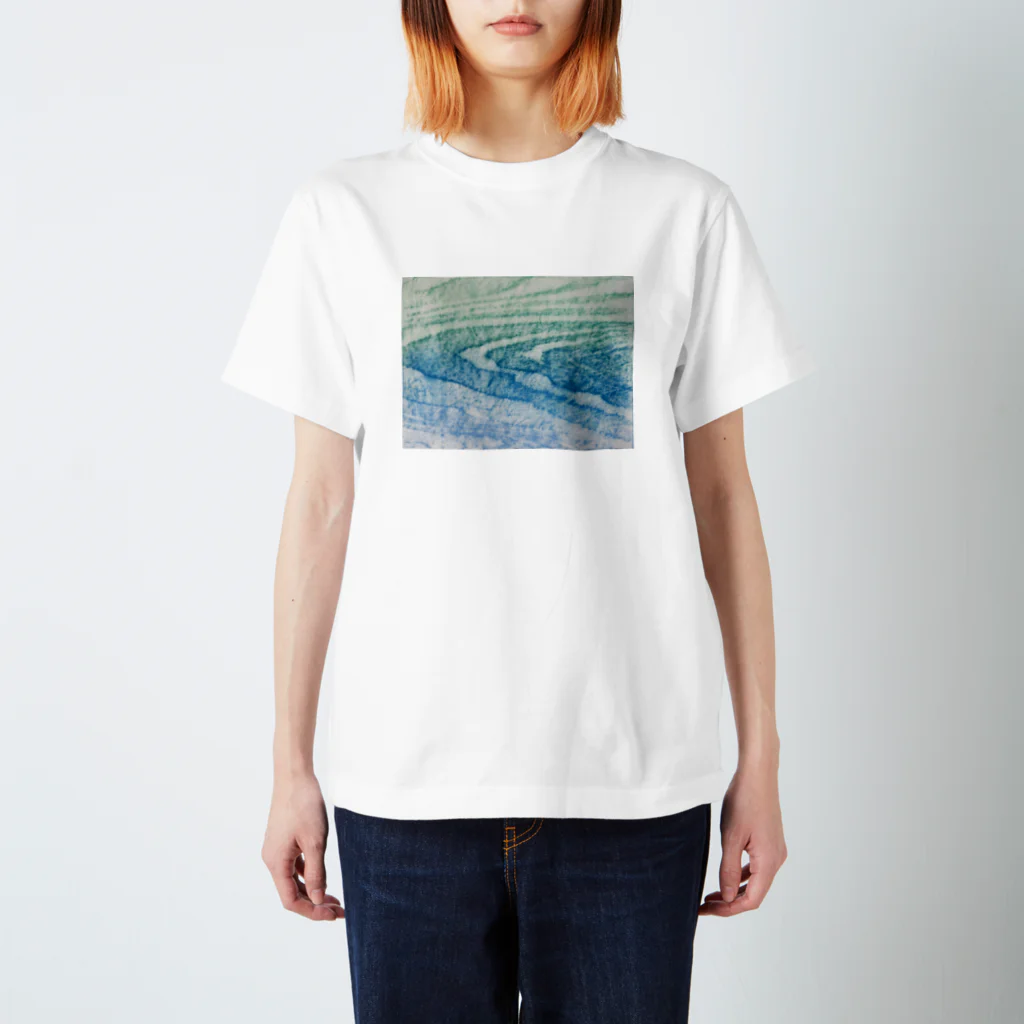 ザキヤマ カナコの水面Ⅴ Regular Fit T-Shirt